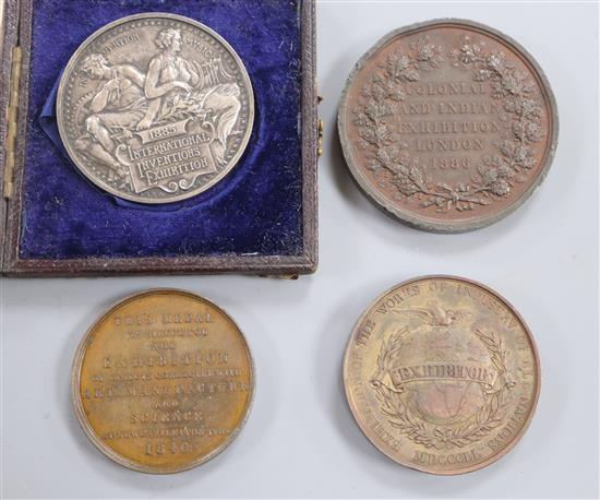 British commemorative medals, International Exhibitions, (4)